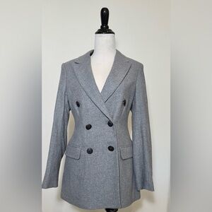 Rag & Bone Warren Italian Wool Double-Breasted Blazer